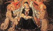 GOZZOLI, Benozzo Madonna and Child with Sts Francis and Bernardine, and Fra Jacopo dfg oil painting picture wholesale